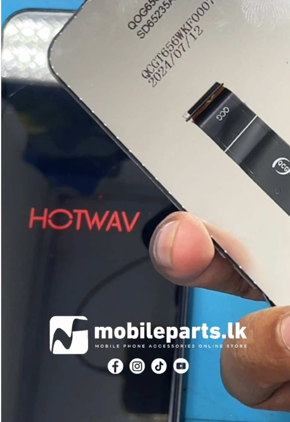 Hotwav Display Replacement ✅ #hotwav #mobileparts_lk