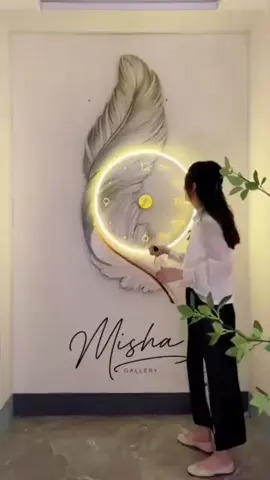 Wall Clock with Led Light available on order😍 Watsapp on 57700408 or Dm for more details📩 #mauritius🇲🇺 #mru🇲🇺 #tiktokmauritius #makeitvirаl #likezfrlahh😤❤ #fyp #newitem #fypppppppppppppp #fypシ゚ #100kviews #goviral #tiktokviral #wall #walllight #walldecor 