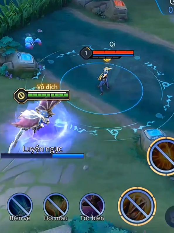 Vị tướng nào chỉ dùng unti mà có thể giết được Qi level1...#lienquanmobile #lienquanmobile_garena #aov 