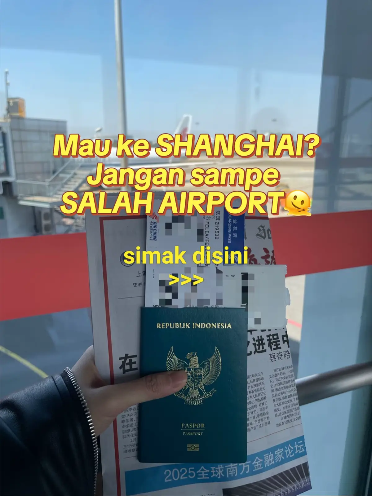 Jangan sampe salah bandara di Shanghai! Yuk disimak🤍✨