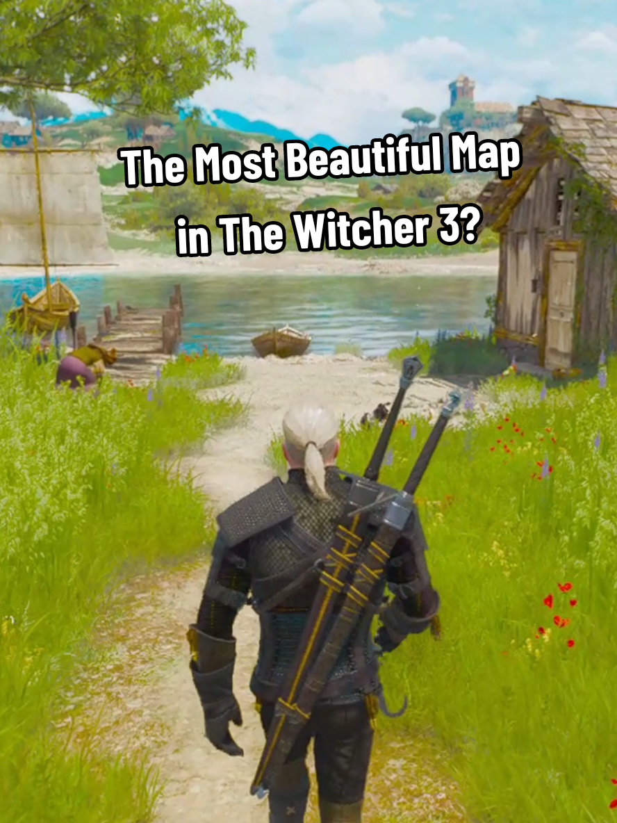 The Most Beautiful Map in The Witcher 3? #thewitcher3 #cdprojektred #thewitcher #geraltofrivia #toussaint #bloodandwine 