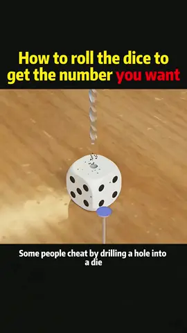 How to roll the dice to get the number you want #knowledge #Science 