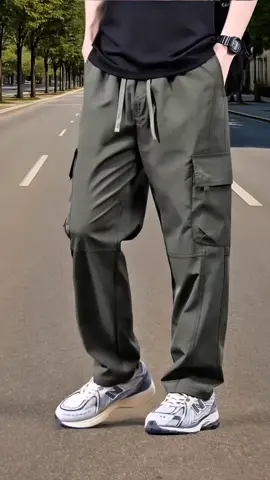 Celana cargo panjang pria Fashion Korean style #celanacargo #celanakorea #ootd2025 