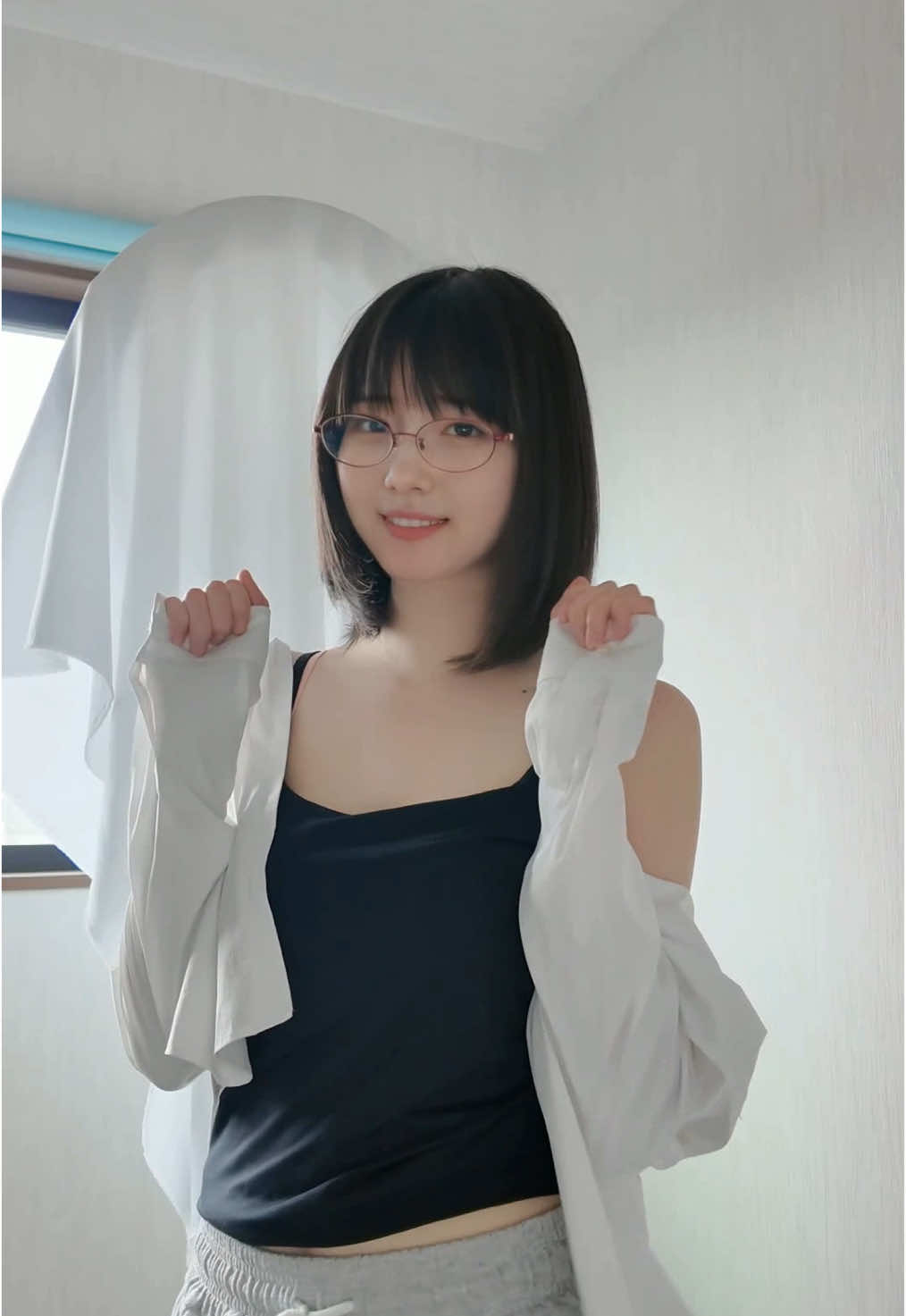 タケノコの里ときのこの山どっちがすき?? 私はきのこ派🍄 #メガネ女子 #fyp 
