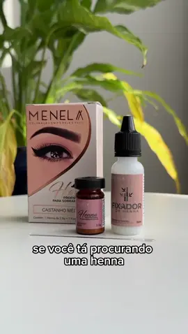 Henna Menela Profissional + Fixador! #HennaMenela #menela #sobrancelhasperfeitas 