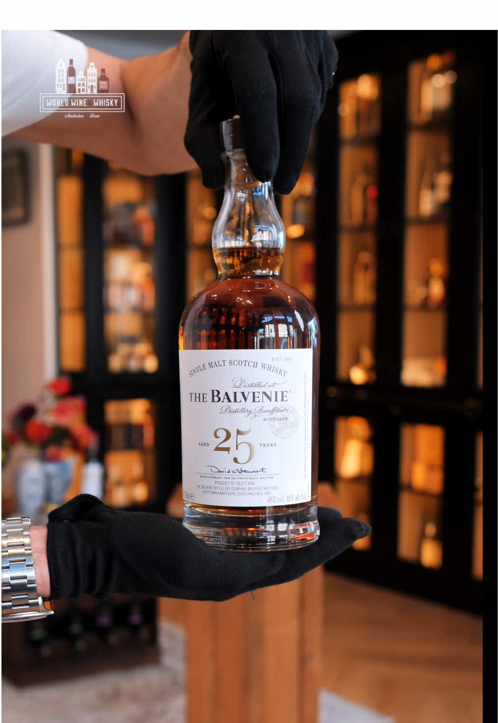 Showcasing the remarkable Balvenie 25 Year Old Rare Marriages (2022 / 48%). The Balvenie 25 Year Old Rare Marriage is a sublime celebration of time, craft, and character. Hand-selected by Malt Master David C. Stewart MBE, this exceptional single malt brings together a rare marriage of individual casks, each aged for at least a quarter of a century. Matured in a harmonious combination of traditional American and European oak casks, the whisky reveals layers of soft honey, rich oak, delicate spice and a lingering sweetness that only time can create. The result is a perfectly balanced expression — elegant, complex, and unmistakably Balvenie. Presented in a refined bottle and gift box, The Balvenie 25 Rare Marriage is not only a remarkable whisky to savour, but also a collector’s piece for those who appreciate the rarest of craftsmanship. Link: https://www.worldwinewhisky.com/us/balvenie-25-years-old-2022-rare-marriages-48.html.  #WorldWineWhisky #Balvenie #Balvenie25 #Balvenie25YO #BalvenieRareMarriages #BalvenieRareMarriage #BalvenieRareMarriage25 #Balvenie25RareMarriage #WorldWineWhiskyStore #Laren #HenrikKrijnen #ScotchWhisky #Whisky 