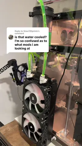 Replying to @Stavri3Dprints  here it is… all water cooling #3dprinting #vzbot #bambulab 