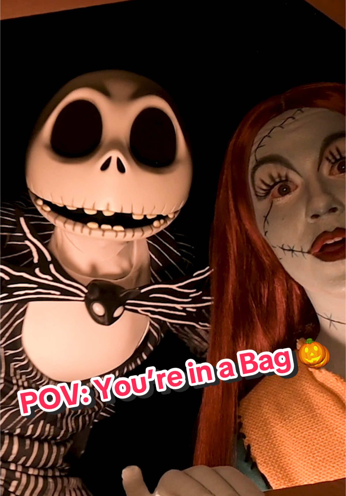 POV: You're in Jack Skellington's Trick-or-Treat bag 🥸🍬 #DisneyParks #JackSkellington #NightmareBeforeChristmas 