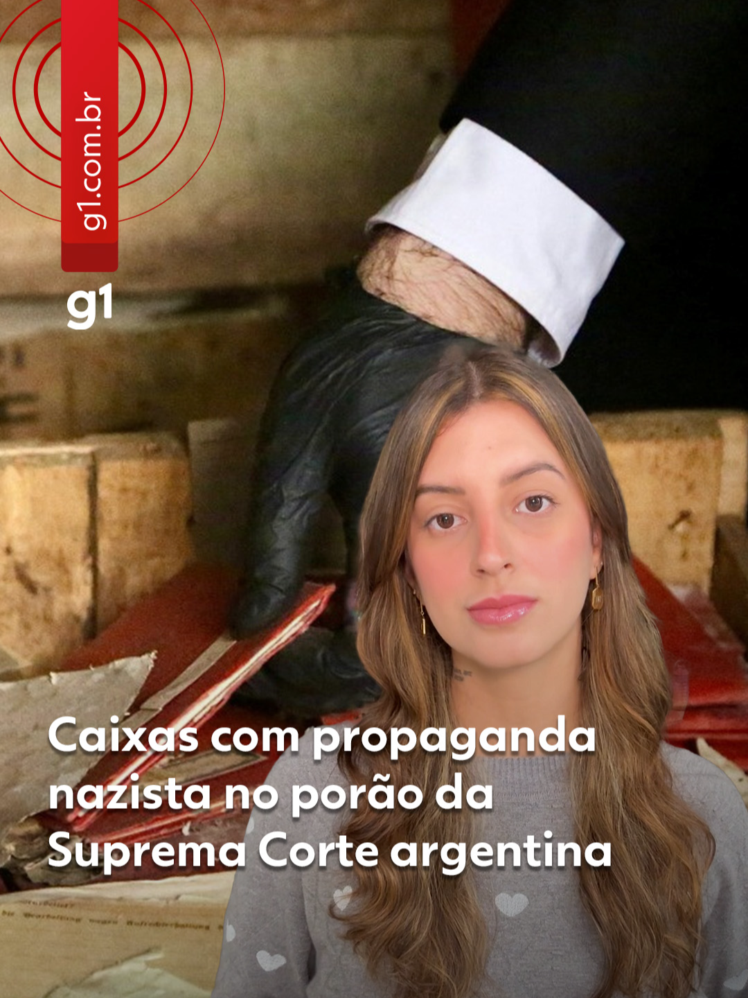Argentina - Dezenas de caixas com material nazista confiscado pelas autoridades argentinas durante a Segunda Guerra Mundial foram recentemente redescobertas no porão da Suprema Corte, informou o tribunal neste domingo. As 83 caixas foram enviadas pela embaixada da Alemanha em Tóquio para a Argentina em junho de 1941, a bordo do navio a vapor japonês 