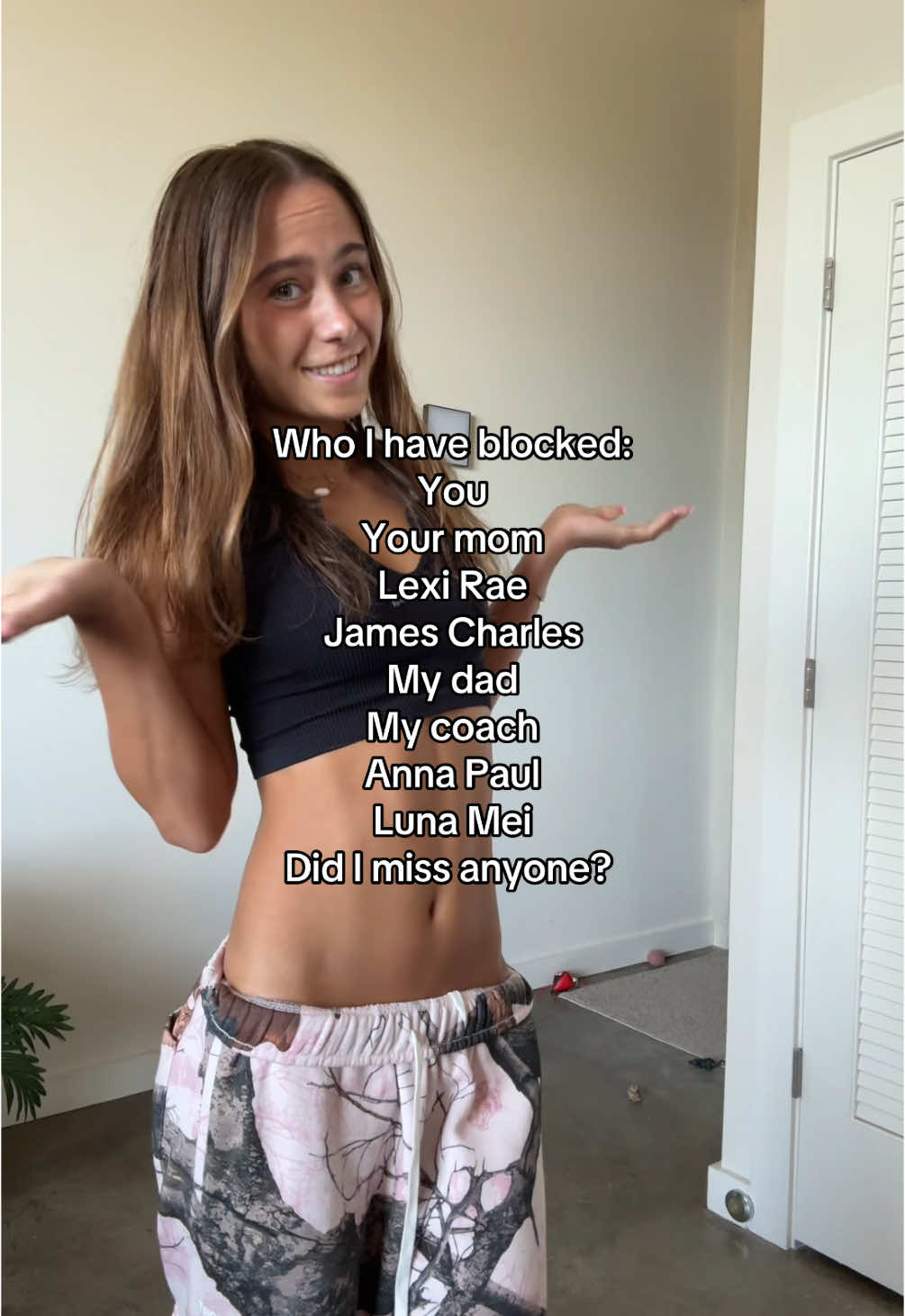 Just kidding  #dance #trend #fyp #abs #Fitness #brunette #blocked #influencers #influencer #runner #GymTok 