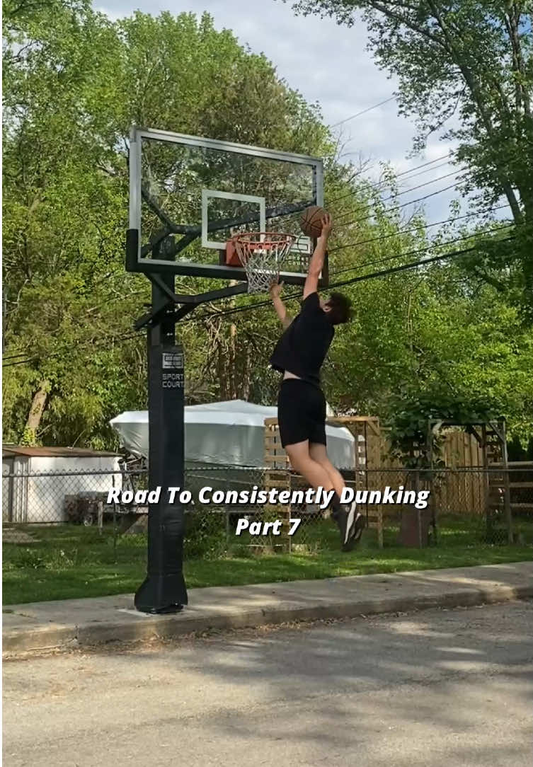 Road To Consistently Dunking Part 7  #basketball #dunk #bball #hoopersoftiktok #ballislife #trending #fyp #explore #viralvideo