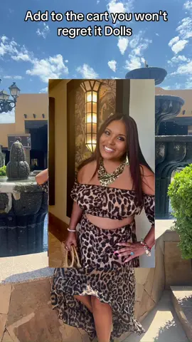 You won't regret getting this 🔥out fit . I wore this on vacation in Cabo but you can wear anytime anywhere. On discount it will sell out don't think about it click link add to the CART . #leopardprint #fashion March to your own beat Dolls . ❤️#tiktokshop 