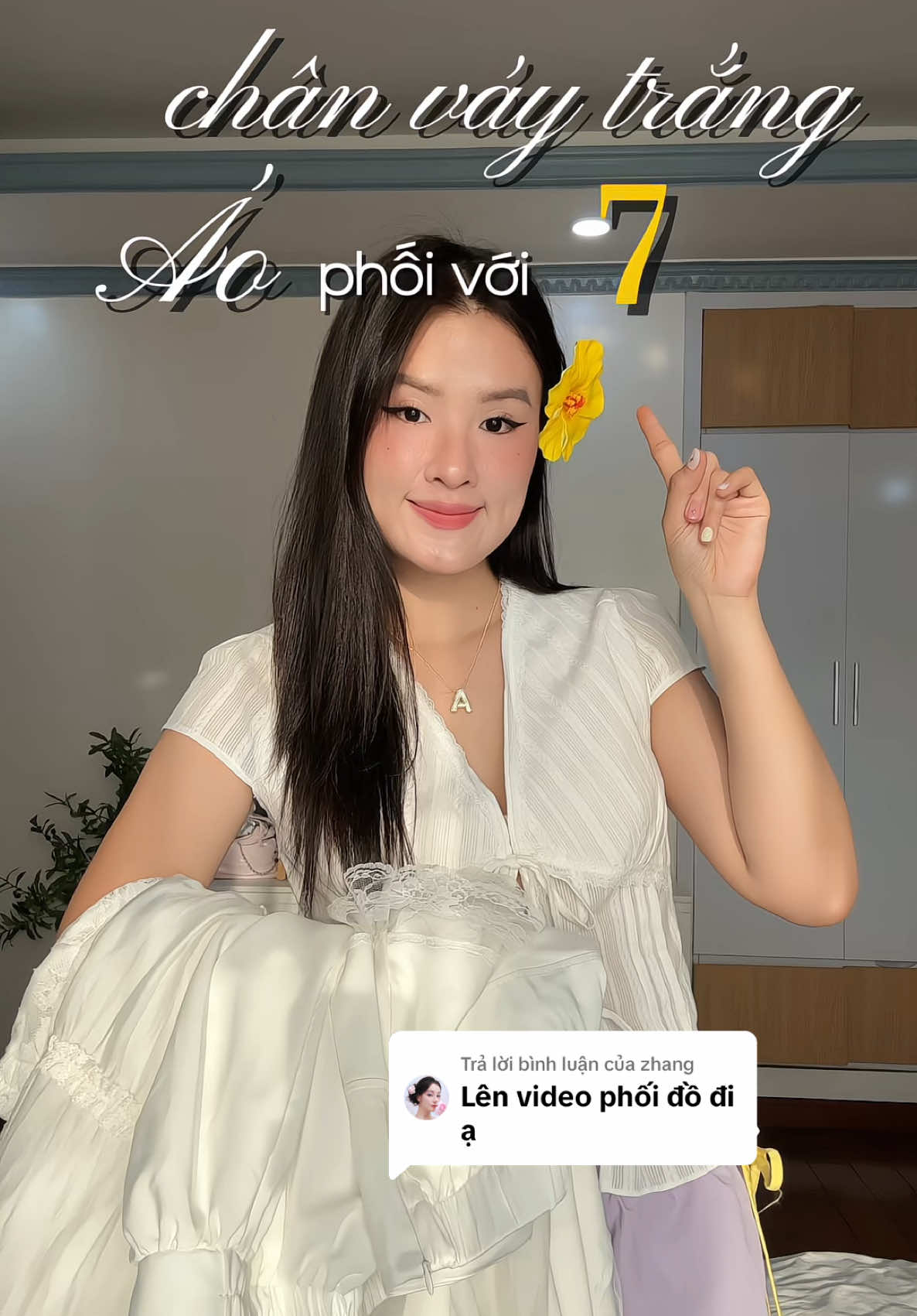 Trả lời @zhang Tổng hợp các em áo phối với chân váy trắng xink yêu mùa hè 💛🌤️✨🌴 #xuhuong #aoxinh #chanvay #chanvaydai #Summer 
