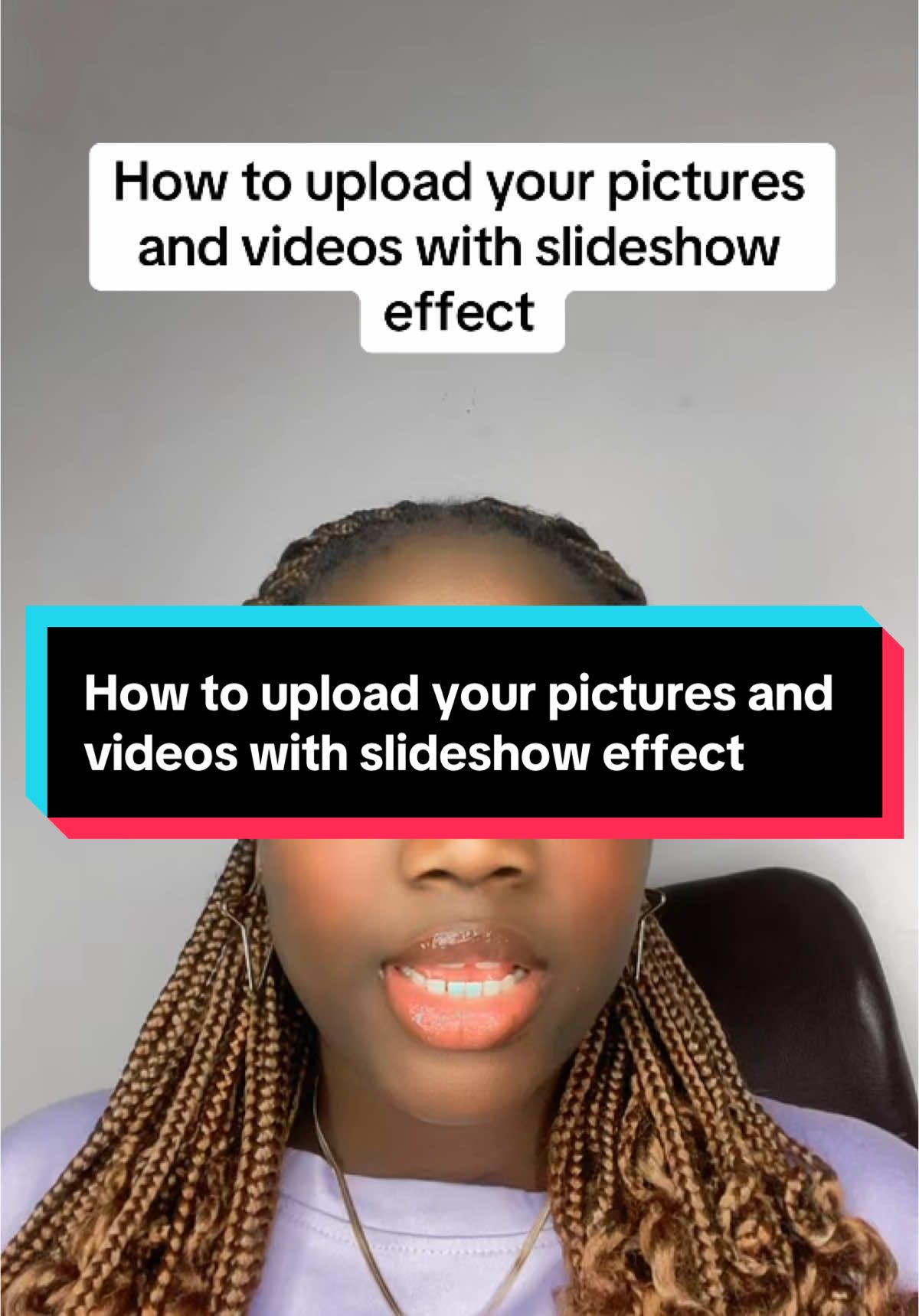 How to upload your pictures and videos with slideshow effect #tiktoktips #creatortips #newtiktok #tiktokbeginners #newtiktokers #light4198 