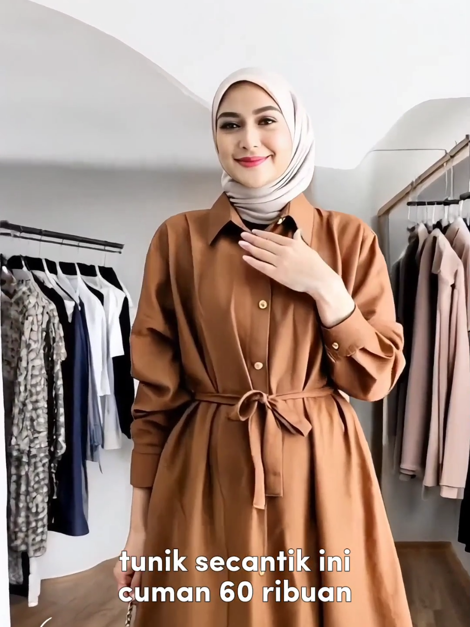 rekomendasi tunik wanita hijab style kekinian premium simpel elegan, atasan wanita tunik modem terbaru 2025 jumbo, ootd tunik hijab syari elegan mewah