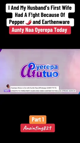 I And My Husband’s First Wife Had A F!ght Because Of Pepper 🌶️ and Earthenware #kofitv #kofitvlive #oyerepa_afutuo #oyerepafm #oyerepa #fyp#foryoupage#oyerepa#Ghpage #Ghanacelebrities #GhanaEntertainment  #Ghananews #1ontrending #Ghanacelebs #GhpageTV #GhanaMusic #CelebNews #CelebGossips #HotGossip #GhanaCelebNews #GhanaCelebGossips #GhanaHotGossip #Ghanamovie #Gossips24 #CelebNews​ #CelebGossips​ #HotGossip​ #anointing829#GhanaCelebGossips​ #GhanaHotGossip​ #Ghanamovies​ #YawaOfTheDay​ #Ghananews​ #MagrahebReacts​ #1ontrending 