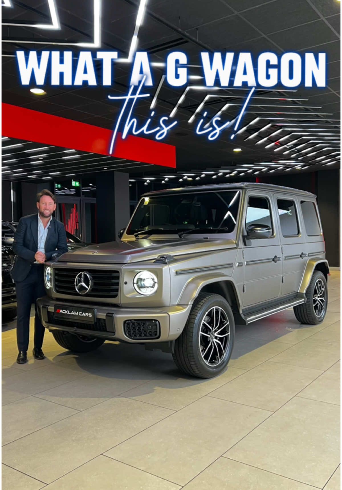 What a G Wagon this is! 2025 25 Mercedes G500 3.0 AMG Line Premium Plus 4Matic Live Priced at £160,990 - Buy & Reserve Online - Contact Liam on 07795623213 or Business WhatsApp us on 07724101010 📲 Finished in MANUFAKTUR Manganite Grey Magno paired with Magno Night Package & MANUFAKTUR Titanium Grey Pearl Interior with must-have MANUFAKTUR Interior Package ✔️20” AMG Alloys ✔️Tow Bar ✔️Heated Steering Wheel ✔️Heated and Cooled Front Seats ✔️Heated Front and Rear Seats ✔️Massage Front Seats ✔️Heated and Cooled Cupholders ✔️ Burmester Surround Sound ✔️360 Camera + much much more As new with only 2,687 miles #mercedesgclass #gclass #gwagon #g500 #magno #acklamcars
