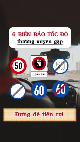 6 Biển báo tốc độ thường xuyên xuất hiện, không phải ai cũng biết #bienbao #bientocdo #meobienbao #600caulythuyetlaixe #meo600cauhoilythuyet #meo600caulithuyetlaixe #hoclaixeoto #thiladau #sachmeolaixeoto #xuhuongtiktok #viraltiktok #xuhuong 