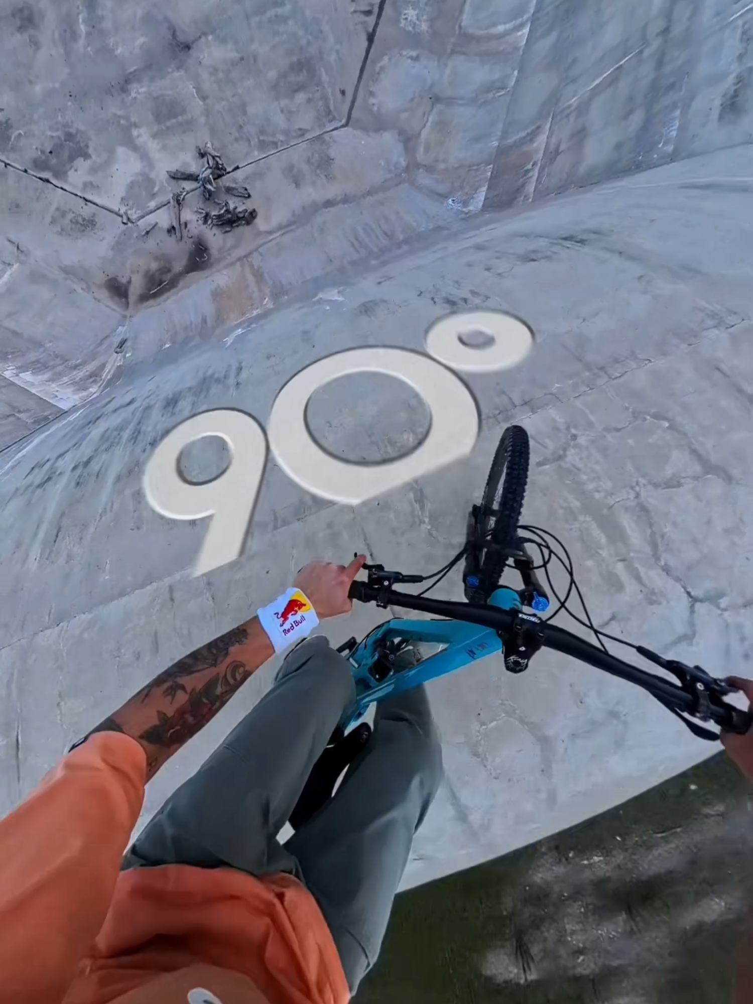'steep' doesn’t even begin to cover it 😮‍💨 🚲: @boraltintash #redbull #givesyouwiiings #energydrink #BMX #bike