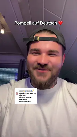 Antwort auf @🧢💛 Marina 💛🧢  Morgen gibt es ein Video mit der fertig Version ! Wer will?❤️ #foryu #newcomer #viral #fyp #spotify #pompeii #viral_video 