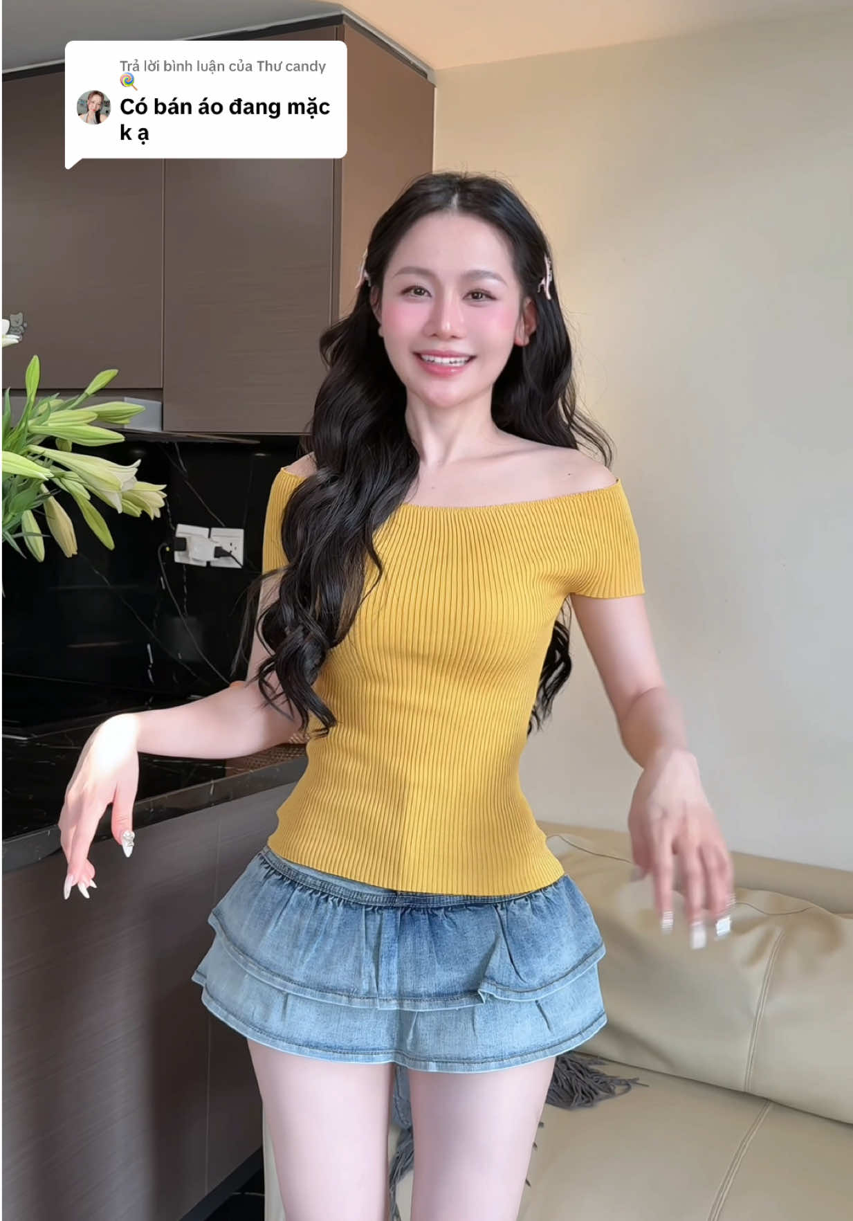 Trả lời @Thư candy🍭 Áo xinh khỏi bàn nhưng quan trọng nay em lên video vì hời quá đi thôi #trinhlunglinh96 #xh #fypシ゚ #mosequeen #aohottrend #aonuxinh #22etm #webuild #fashion #viralvideo #aotrevai 