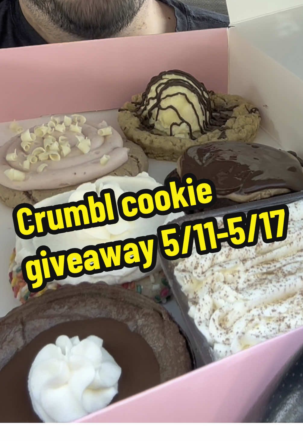 I’m buying 1 Crumbl cookie for every 100 likes (up to 15)! Which flavor are you claiming? #crumbl #crumblcookies #giveaway #foodreview #cookietok #tastetest 