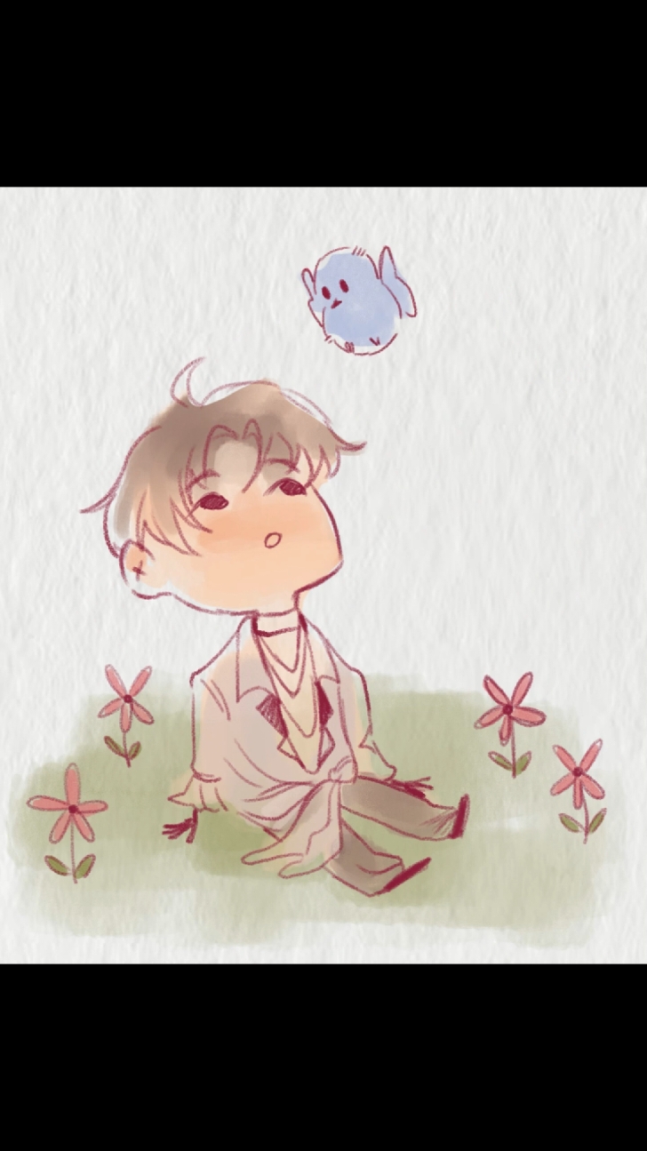 pretty little baby spring and flowers jusst 💕💕 here a random art idea i got  #Zayne #LoveandDeepspace #恋与深空 #promiseofflowers 