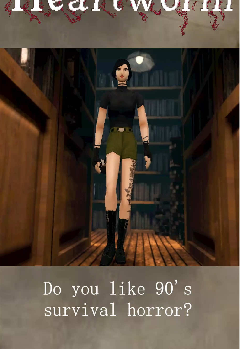 first post on the new official Heartworm tiktok account💖🪱#survivalhorror #indiehorror #horrortok #horrorgame #indiegames #silenthill #residentevil #lowpoly #heartwormgame 