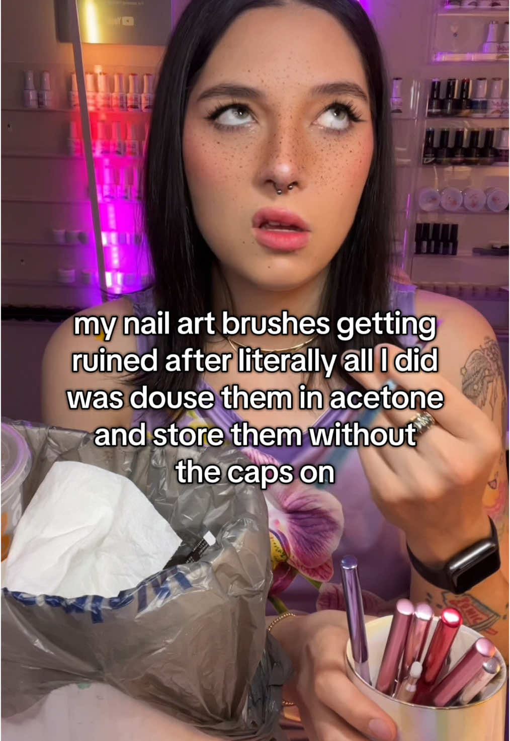The audacity fr 😤 #nailtech #nailart #nailartist 