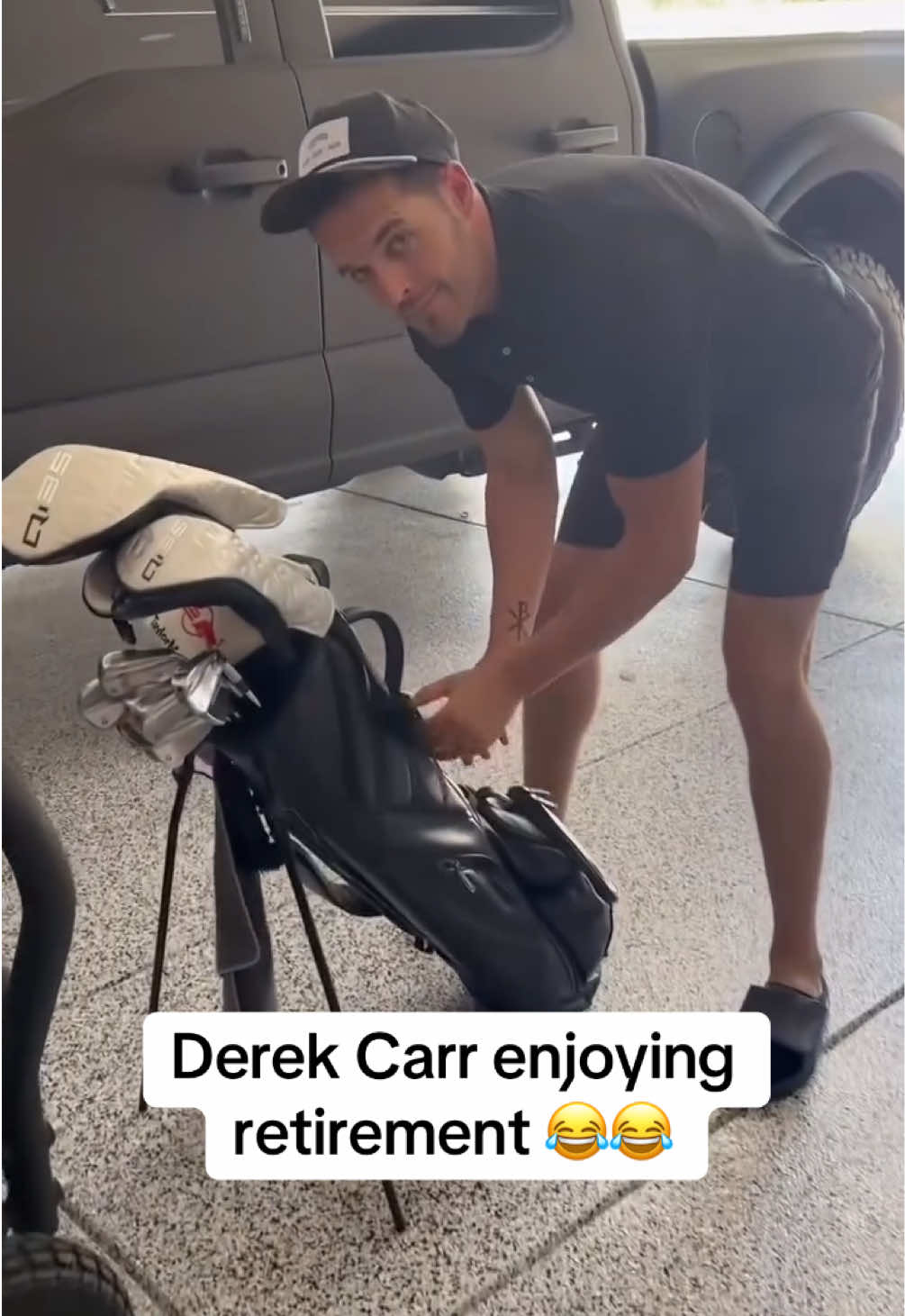 First day of retirement was a success 😂✅ [via heathercarr4/IG] 