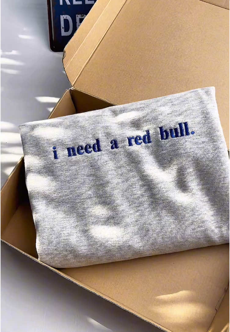 I need a Red Bull #soda #sodashop #ineedadrink #ineedaredbull #redbull #redbullracing #embroidered #redbulldanceyourstyle 