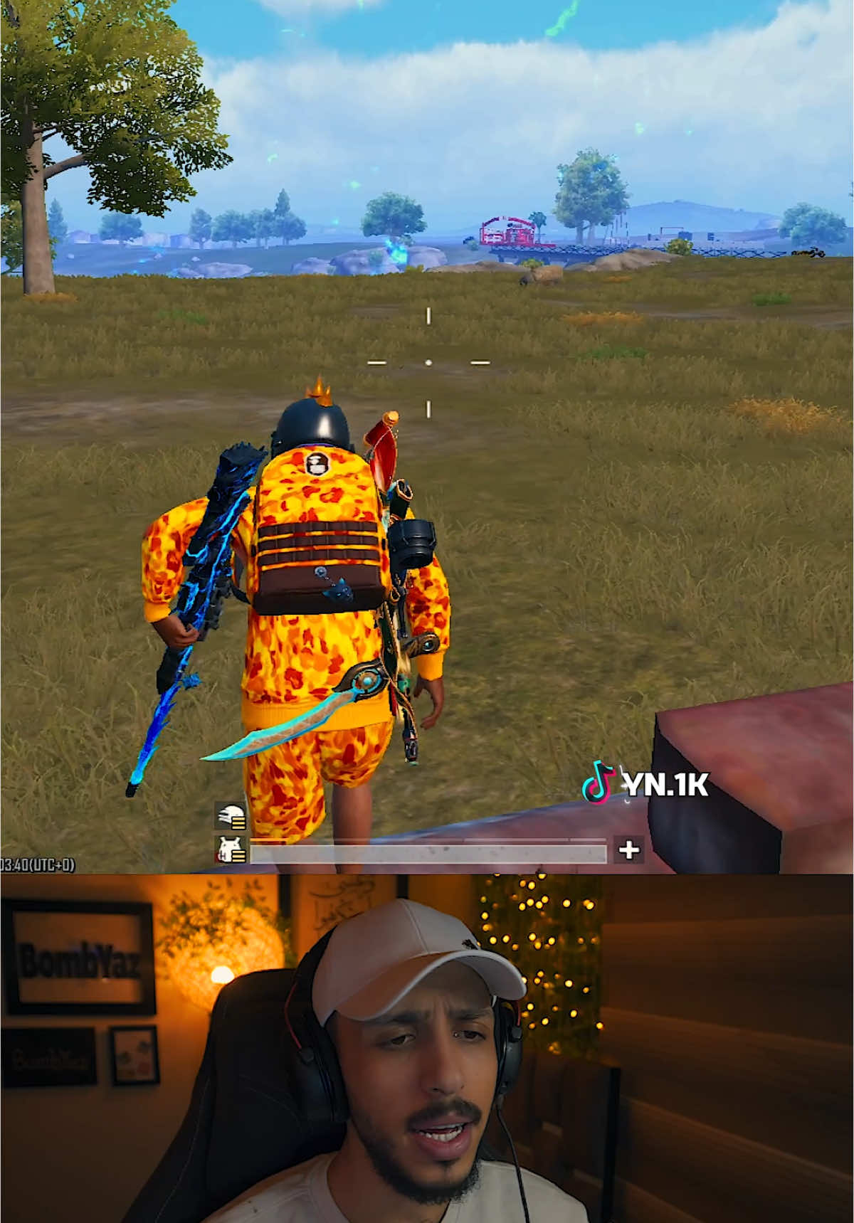 يا عمري الأصلي 👀🔥.  #بومب_ياز #ملك_السنايبر #لاعب_استعراضي #ببجي #pubgmobile 