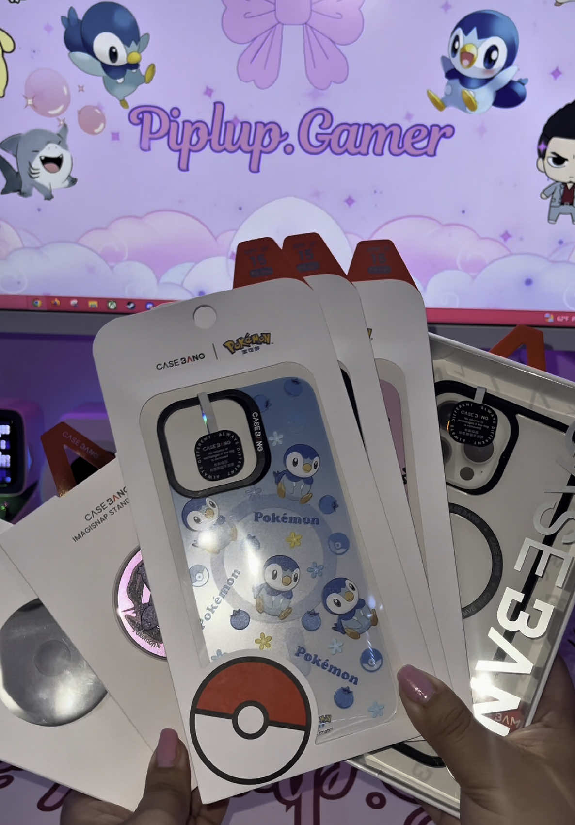 CaseBang has a Piplup case 🥹🩵  Along with Piplup, Case Bang has different types of Pokémon cases to choose from ✨ and makes it very easy to switch them out, which is the best part🥰 This phone is the iPhone 15 Pro Max 📱 Case bang has case for other phones as well 🩵 Thank you @CASEBANGUS  for #gifting this to me 💖✨ #CASEBANG #casebangpartner #phone #phonecase #pokemon #piplup #pokemonreel