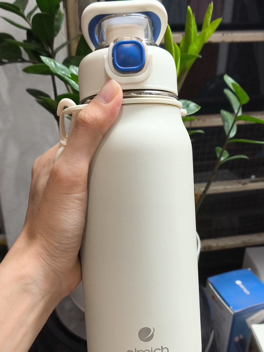 Bình giữ nhiệt inox 316 Elmich. Dung tích 1L có dây đeo. #dobep #elmich #binhdungnuoc #binhgiunhiet #xuhuong 