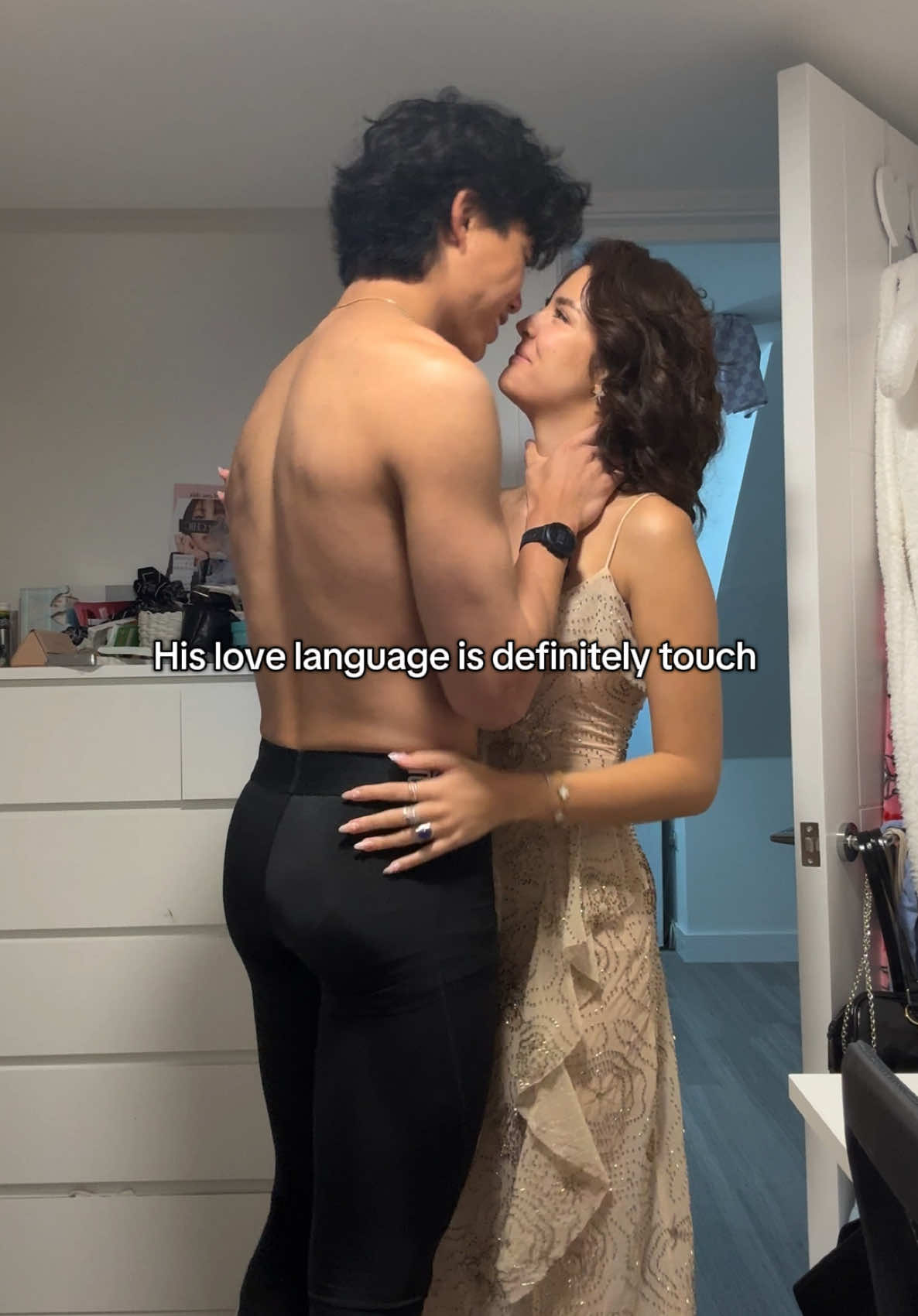 I can never finish a fit check lol #lovelanguage #physicalaffection #clingyboyfriend 