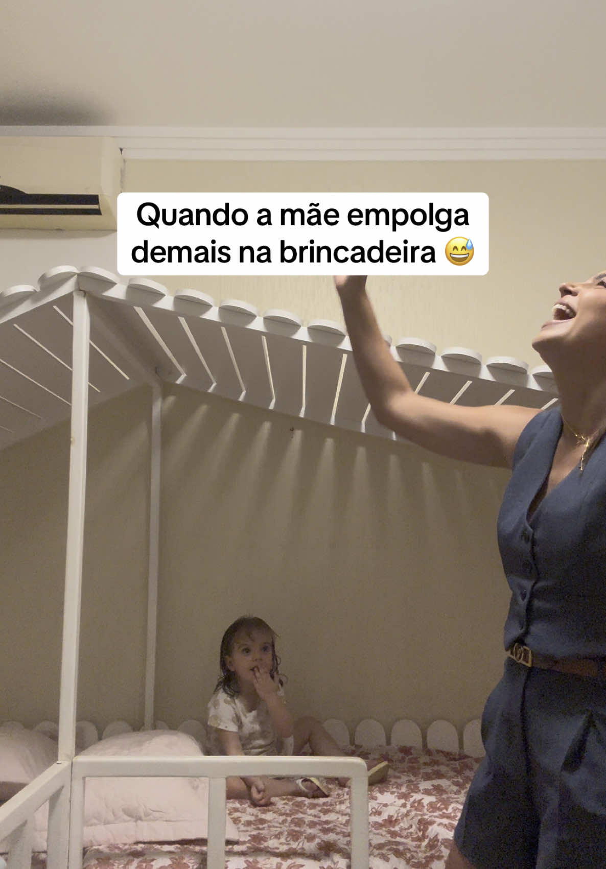 Socorro, não consigo me controlar😂 Amo ser vilã #maeefilha #maternidade #talmaetalfilha