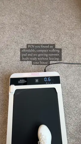 A walk pad that is affordable and compact to get snatched for summer #walkpad #summerbodyloading #treadmill @Merach fitness 