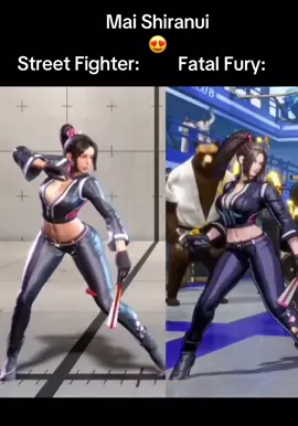Mai Shiranui’s idle stance 😍 #sf6 #fatalfury #capcom #snk #gaming #idleanimation #maishiranui #streetfighter #kingoffighters #terrybogard #ryu #dlc #guestcharacters #gamergirls #maicosplay #GamerGirl 