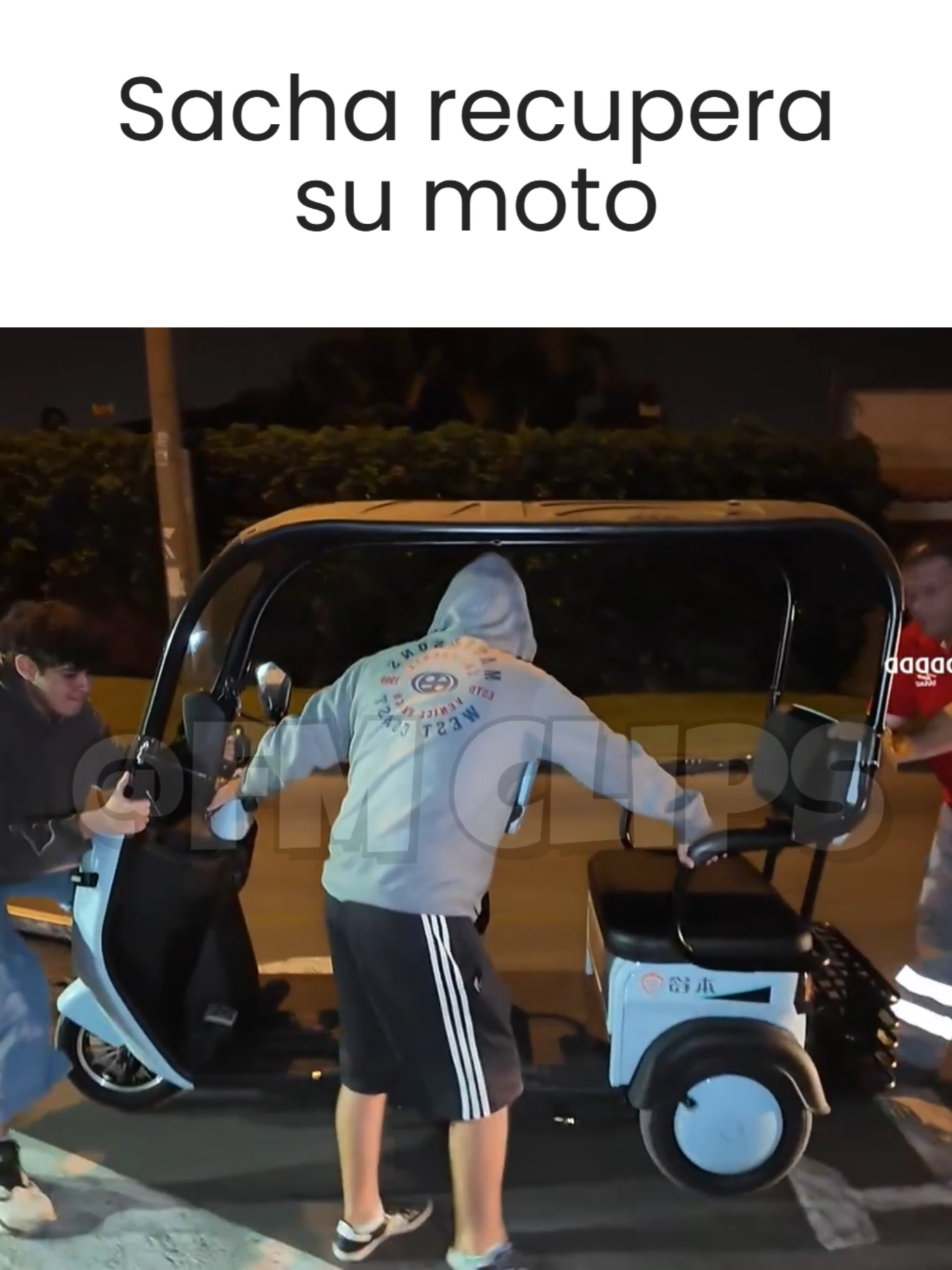 Sacha recupera  su moto Sígueme y te crecerá +3 cm #fmclips #sachauzumaki #kickperu #viralpost #perú