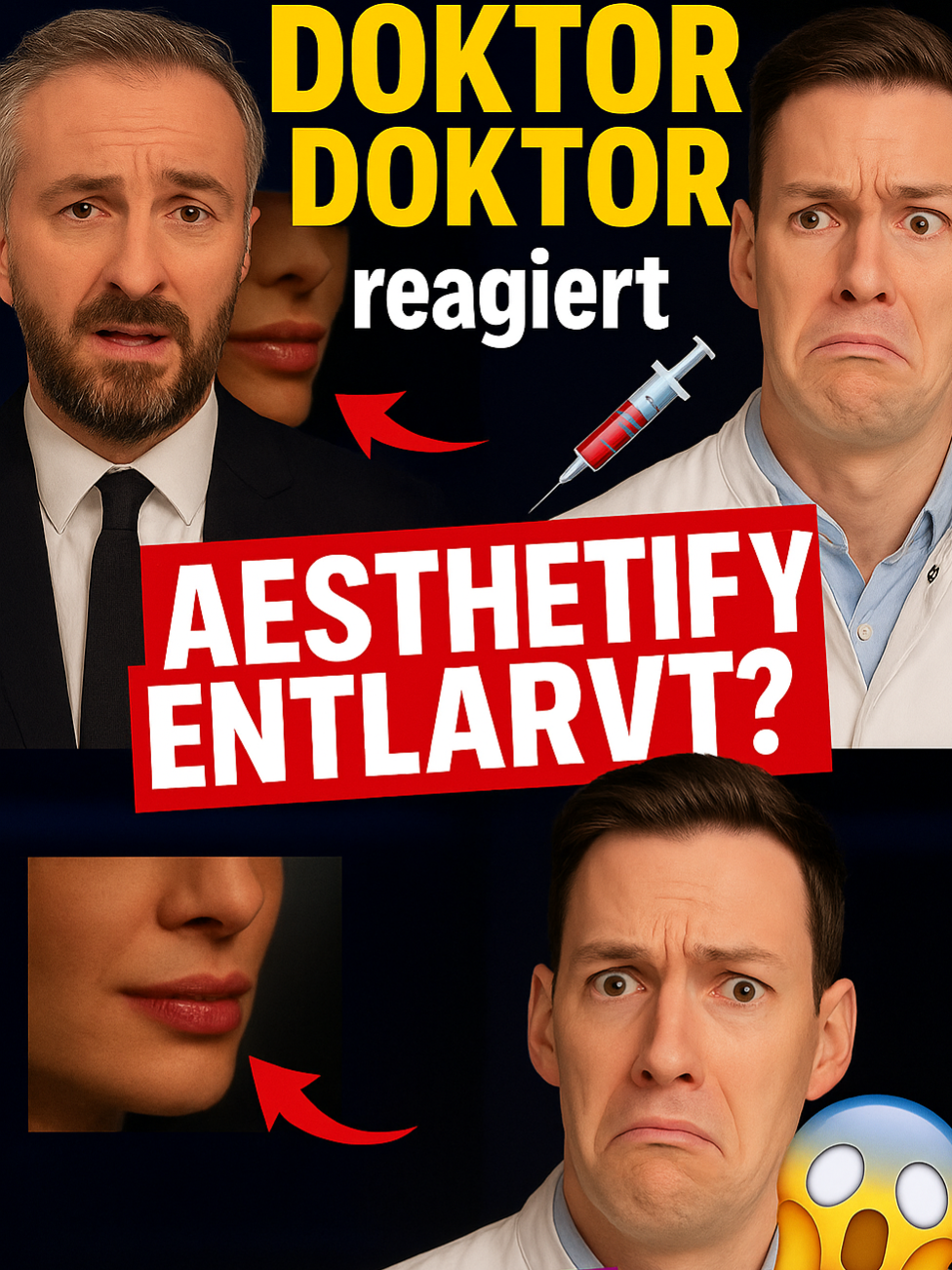 DOKTOR DOKTOR reagiert 😬💉 @boehmermann & @aesthetify.de – hat Böhmermann Aesthetify zu Recht zerlegt? 📍 München → @cloud.doctors 📍 Jena → @aesthetics.jena 📸 @hyde.md 💼 LinkedIn → ulidirkhaide #plastischechirurgie #aestheticdoctor #fyp #doktorcontent #beautydoc #realtalkvomdoc