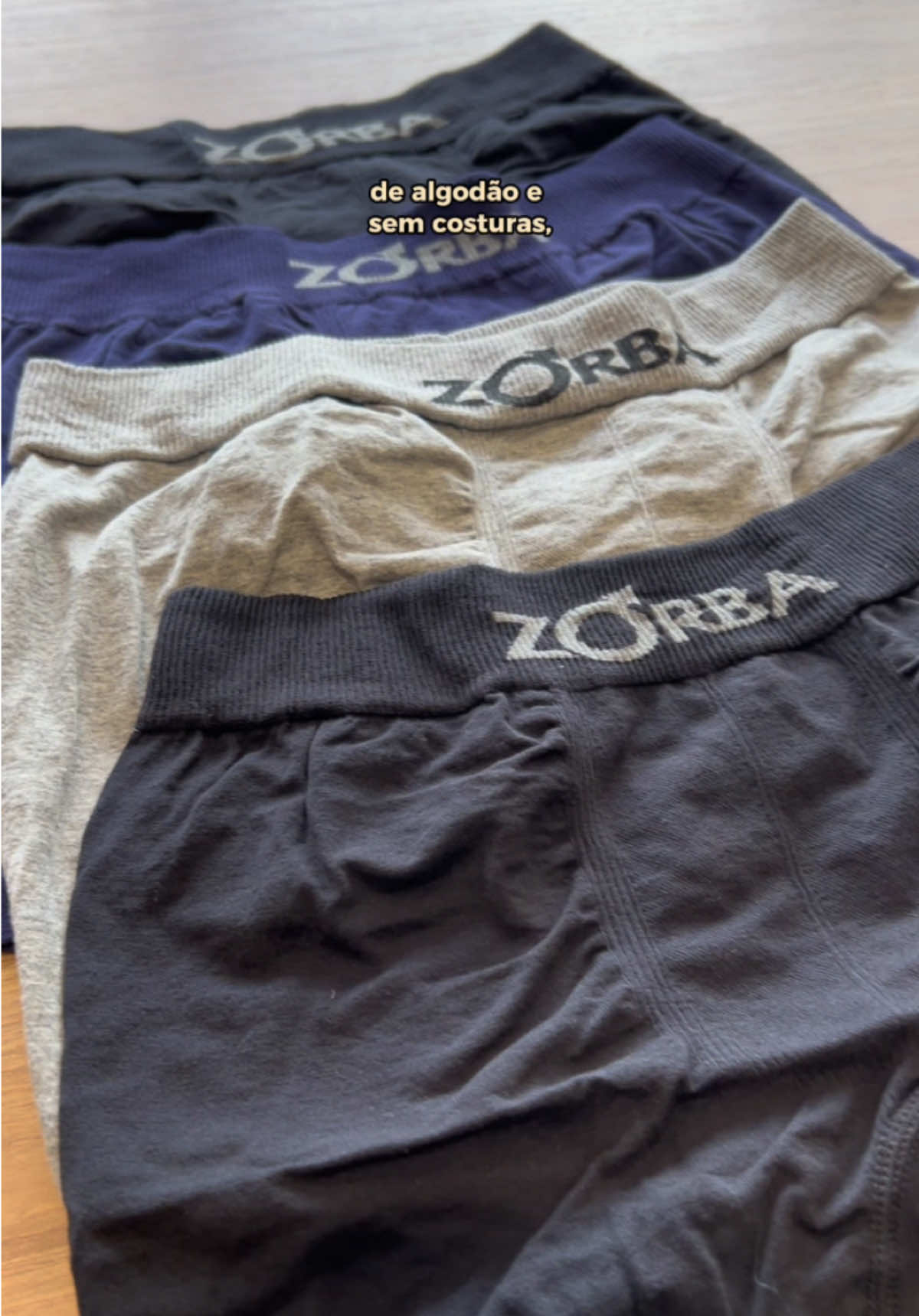 Confira este kit de cuecas MARAVILHOSO!  Boxer em algodão sem costura, só pode ser da Zorba 🥰 #useebrasil 