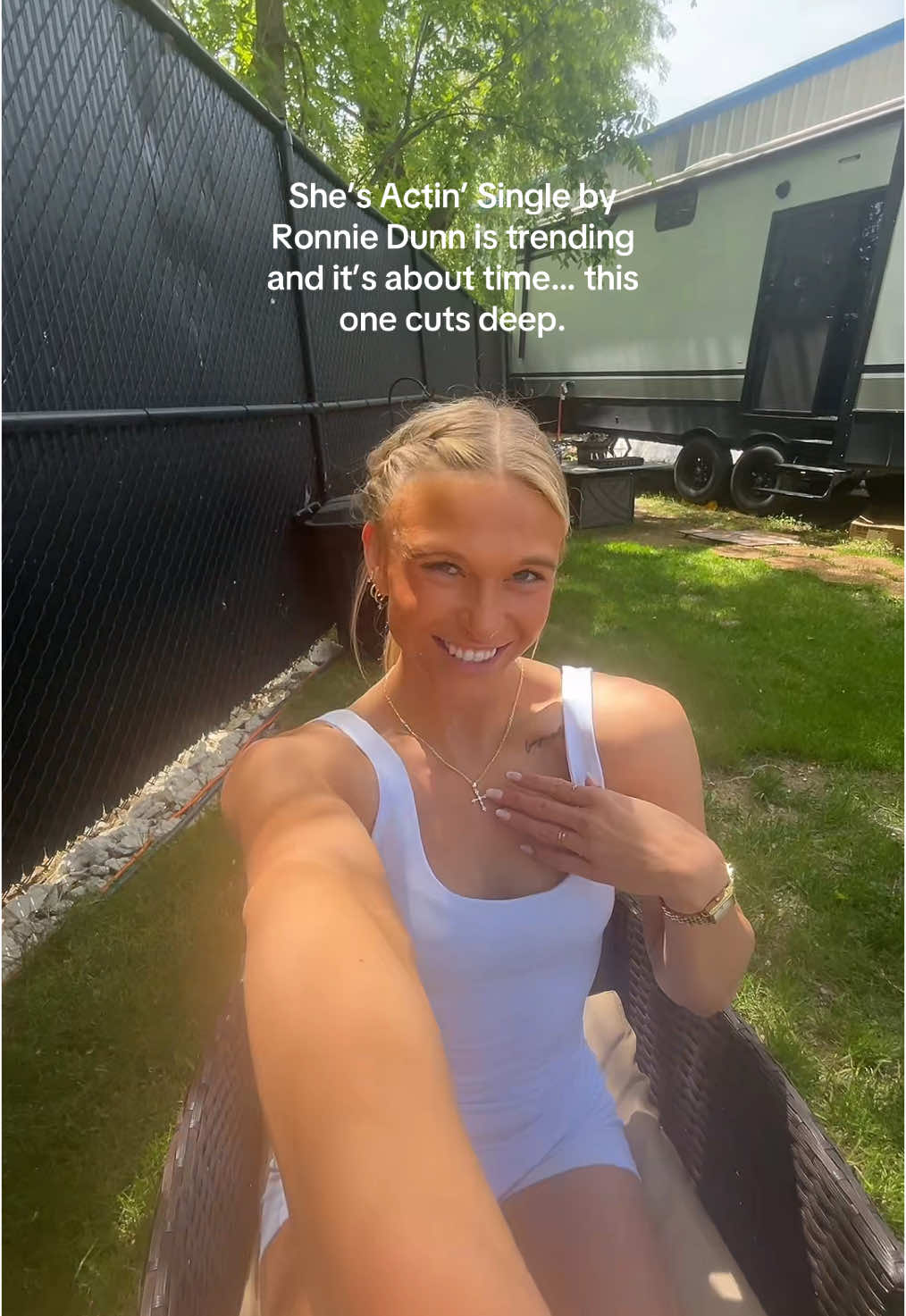 shoutout to my loving boyfriend for making sure I never have to act like I am #ShesActinSingle #RonnieDunn #LuckyInLove #CountryVibes #TrendingSong #TakenAndHappy #CountryRomance #CountryMusic #CountrySongs #CountryTok #TrendingCountry #CountryVibes #CountryLyrics #SadCountrySongs #CountryLoveSongs #LoveAndLyrics #CountryHeartbreak #CountryPlaylist #NowPlaying  #CountryFeels