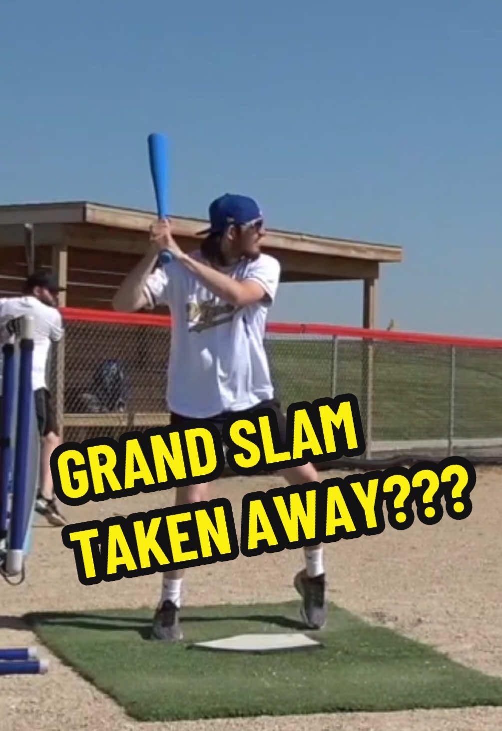 This Grand Slam didn’t count… - #blitzball #swisherblitzball #2025 #fyp #sports #highlights #baseball #homerun 