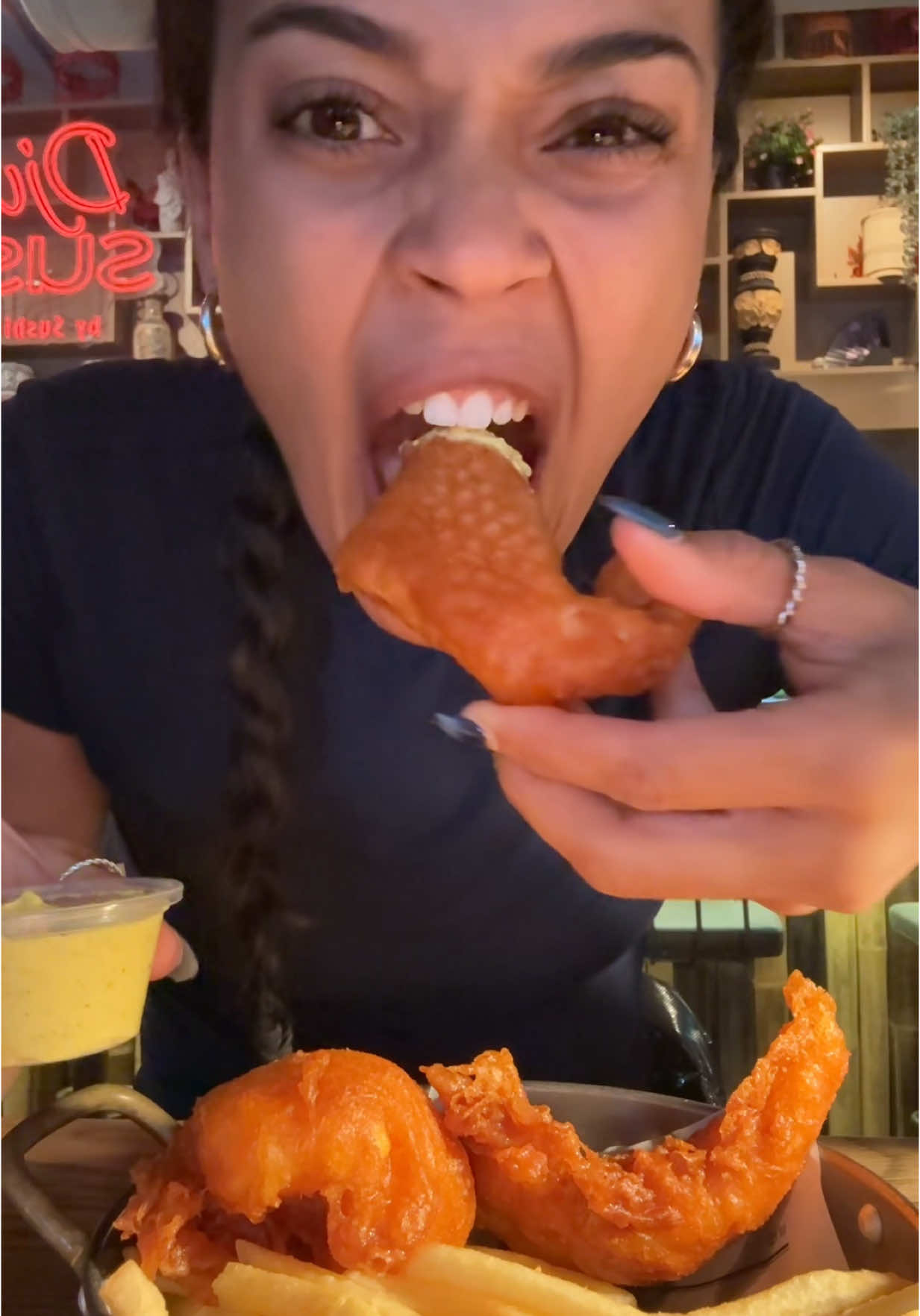 Fish & Chips in Iceland #fishandchips #friedfish #mukbang 