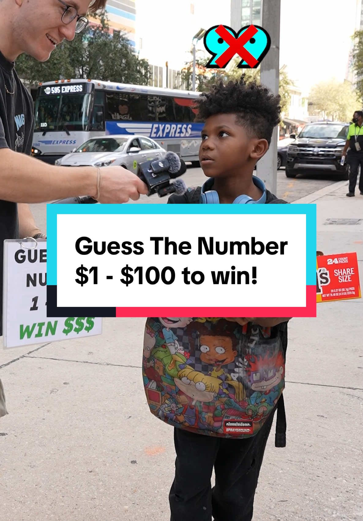 Guess the number, 1-100 to win! #guess #winner #miami #guesstowin #manonthestreet #streetinterview
