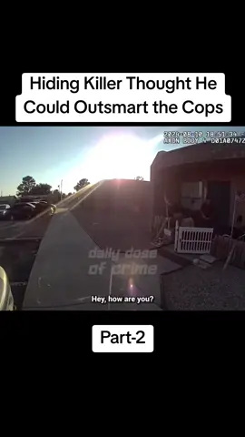 Hiding Killer Thought He Could Outsmart the Cops #bodycam #policeofficer #cops 