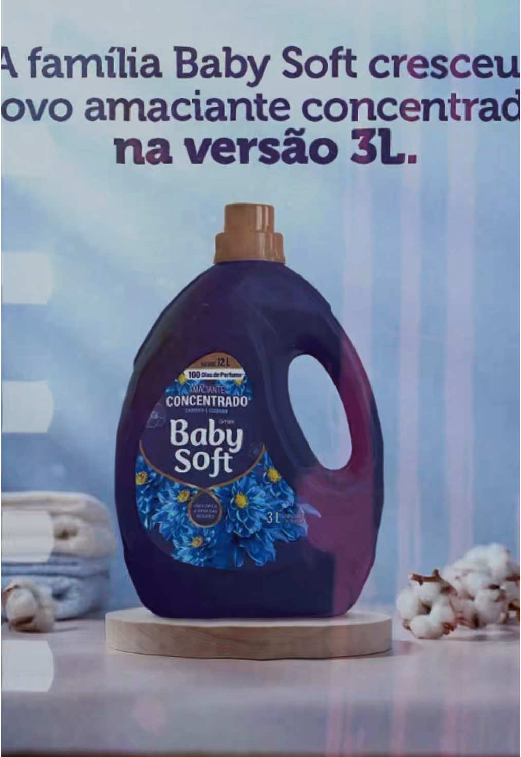 Promoção  Kit 3 Amaciantes Concentrados Baby Soft Carinho e Cuidado - 3l.    ##CapCut##shopee##limpeza##limp