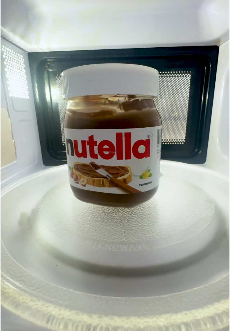 Experiment oven vs Nutella 😱🍫 #satisfying #science #asmr