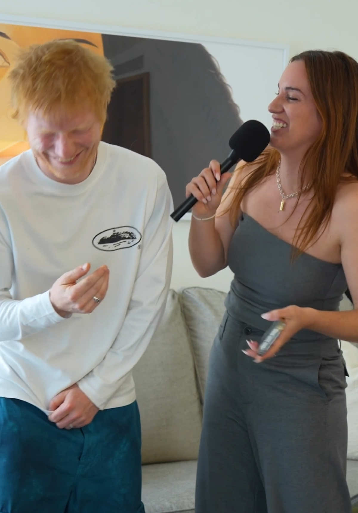 Ed Sheeran made me laugh so hard. Can’t wait for his album “Play” to drop!!! @Ed Sheeran 