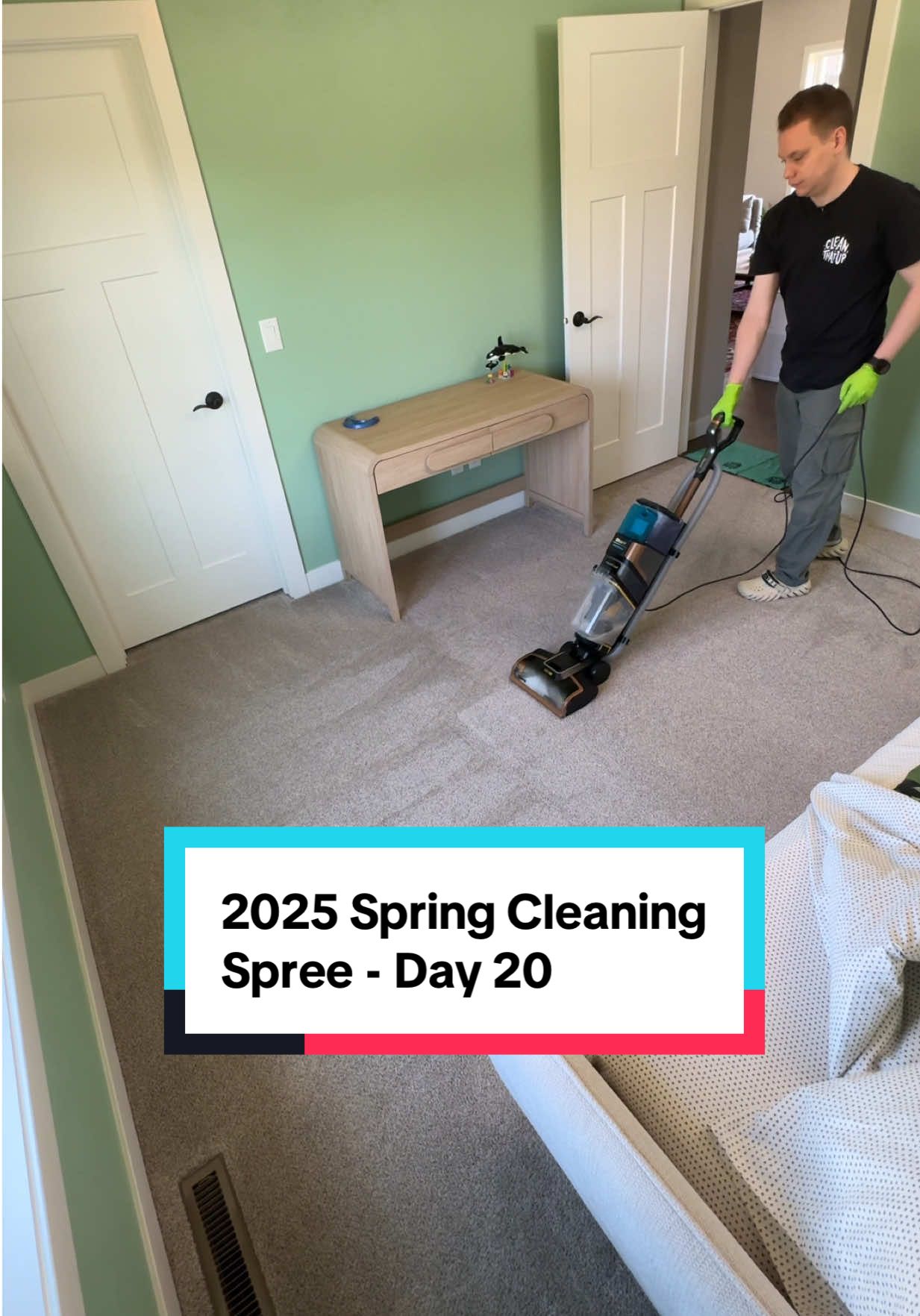Welcome to Day 20 of the 2025 Spring Cleaning Spree 🧼🧺 It’s the start of our fifth and final week, and we’re tackling those whole-house jobs that pull everything together. Today is all about cleaning carpet and rugs in your house. With the right tools and my simple step-by-step process, your carpets can go from dirty to fresh and clean! #springcleaningspree2025 #howto #carpetcleaning #CleanTok 